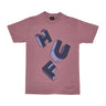 Huf, Maglietta Uomo Abecedarian Tee, Mauve