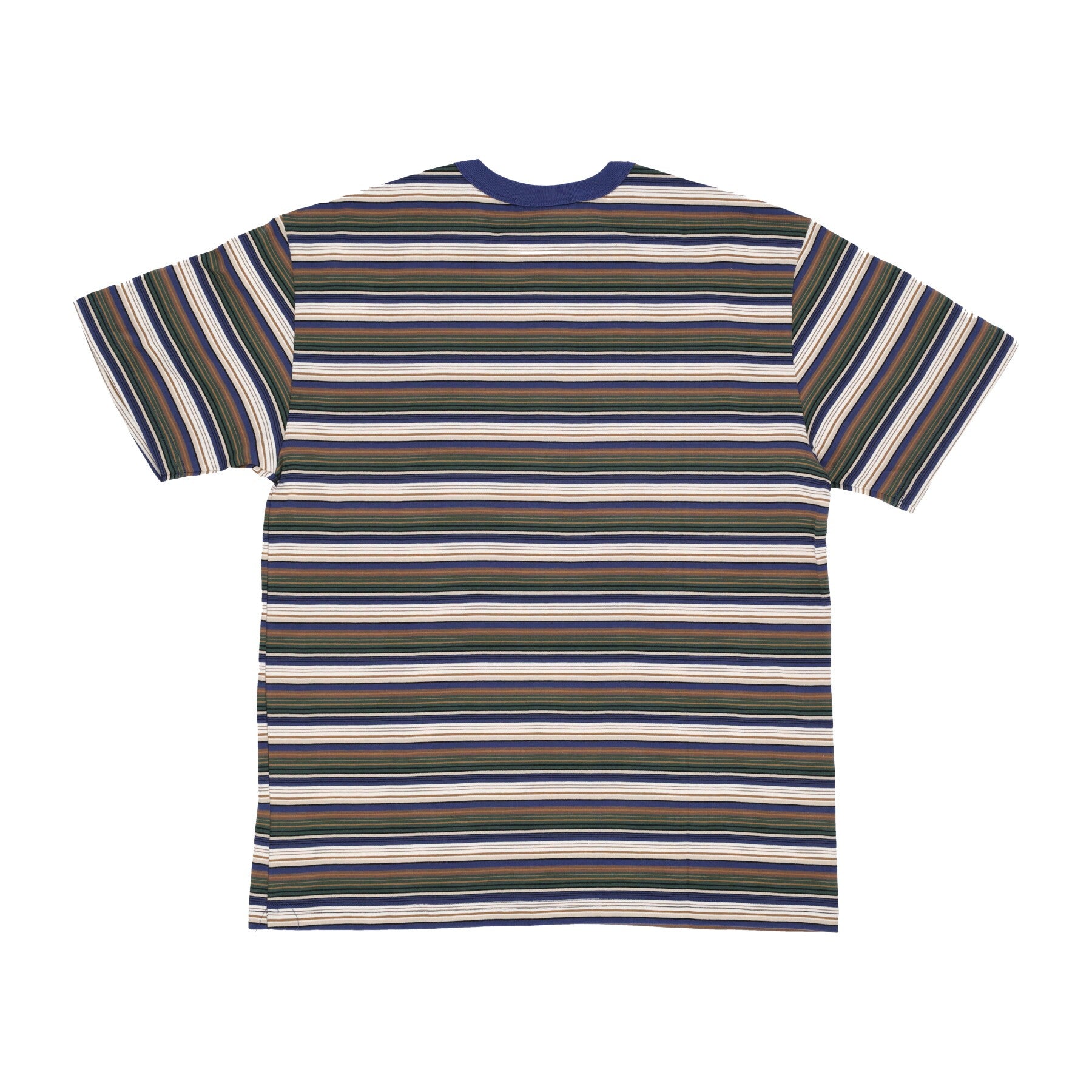 Maglietta Uomo Pot Head Striped Knit Top Olive