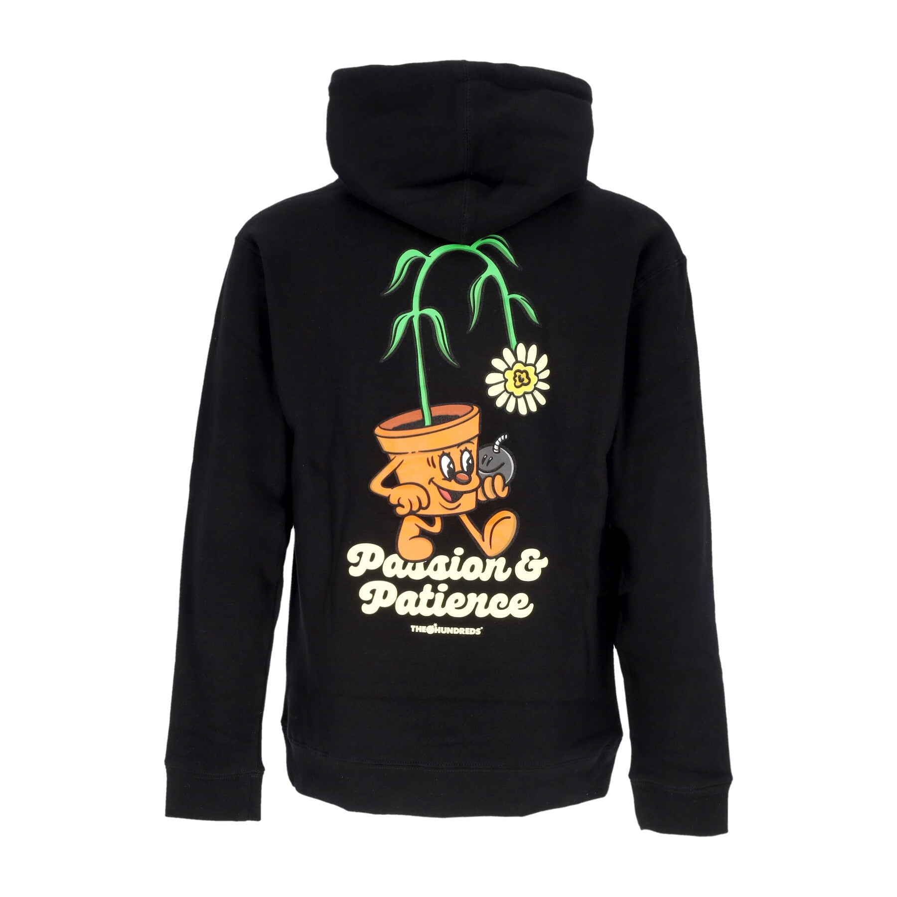 The Hundreds, Felpa Cappuccio Uomo Passion & Patience Pullover, Black