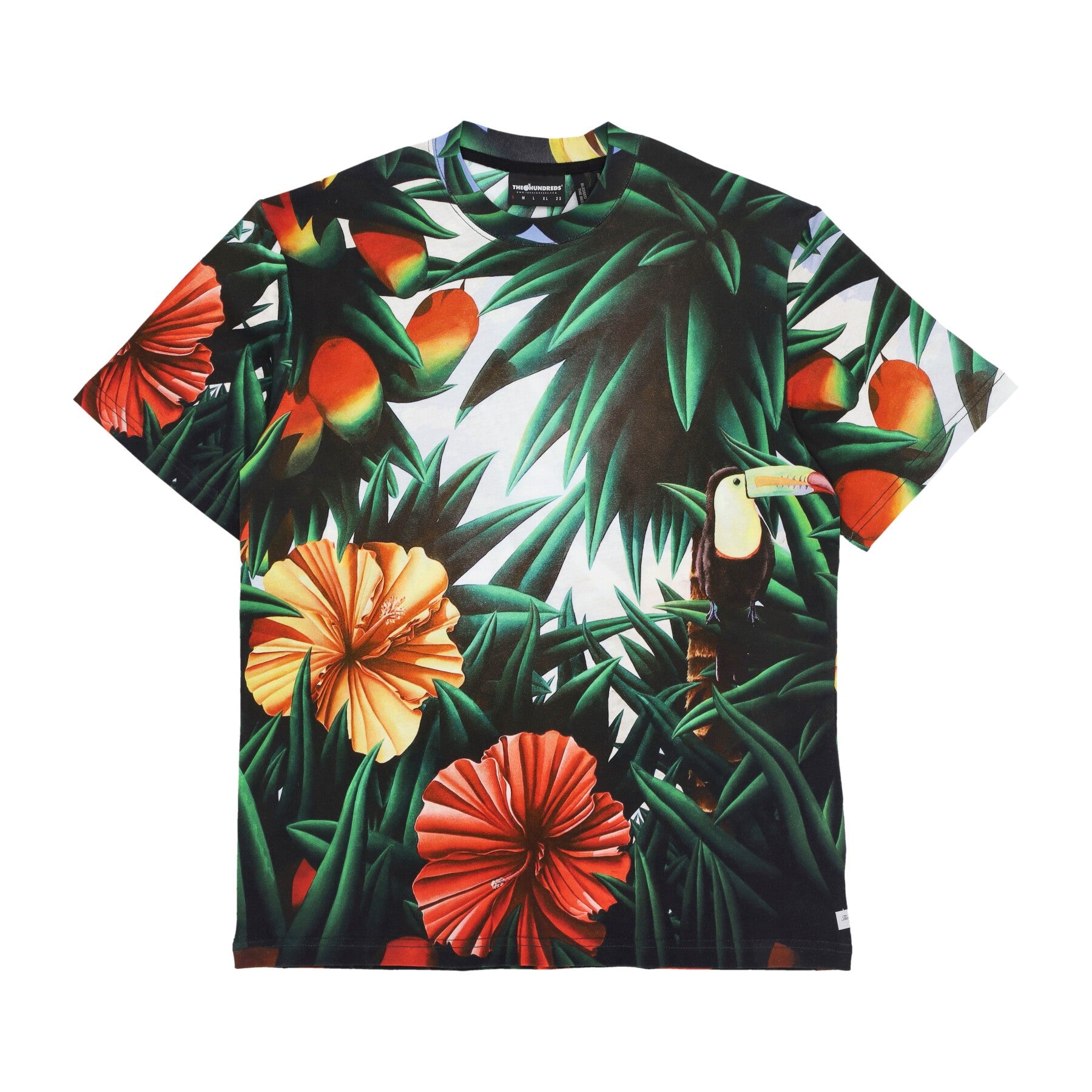 The Hundreds, Maglietta Uomo Tropic Tee, Forest
