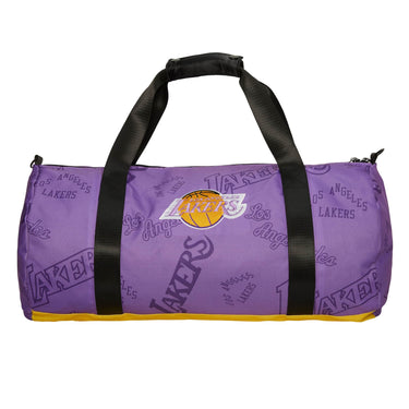Mitchell & Ness, Borsone Uomo Nba Team Logo Duffel Bag Hardwood Classics Loslak, Purple