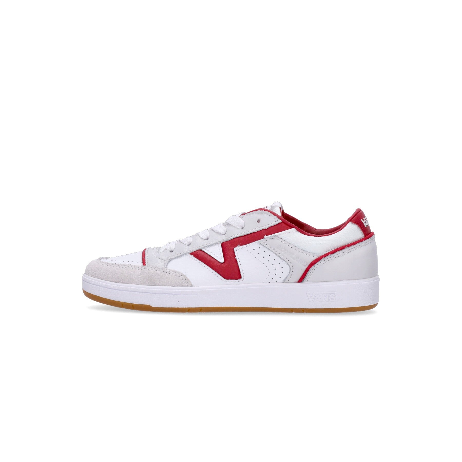 Vans, Scarpa Bassa Uomo Lowland Comfycush Jmp R Court, Red/white
