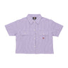 Dickies, Camicia Manica Corta Donna Hickory Shirt, Purple Rose