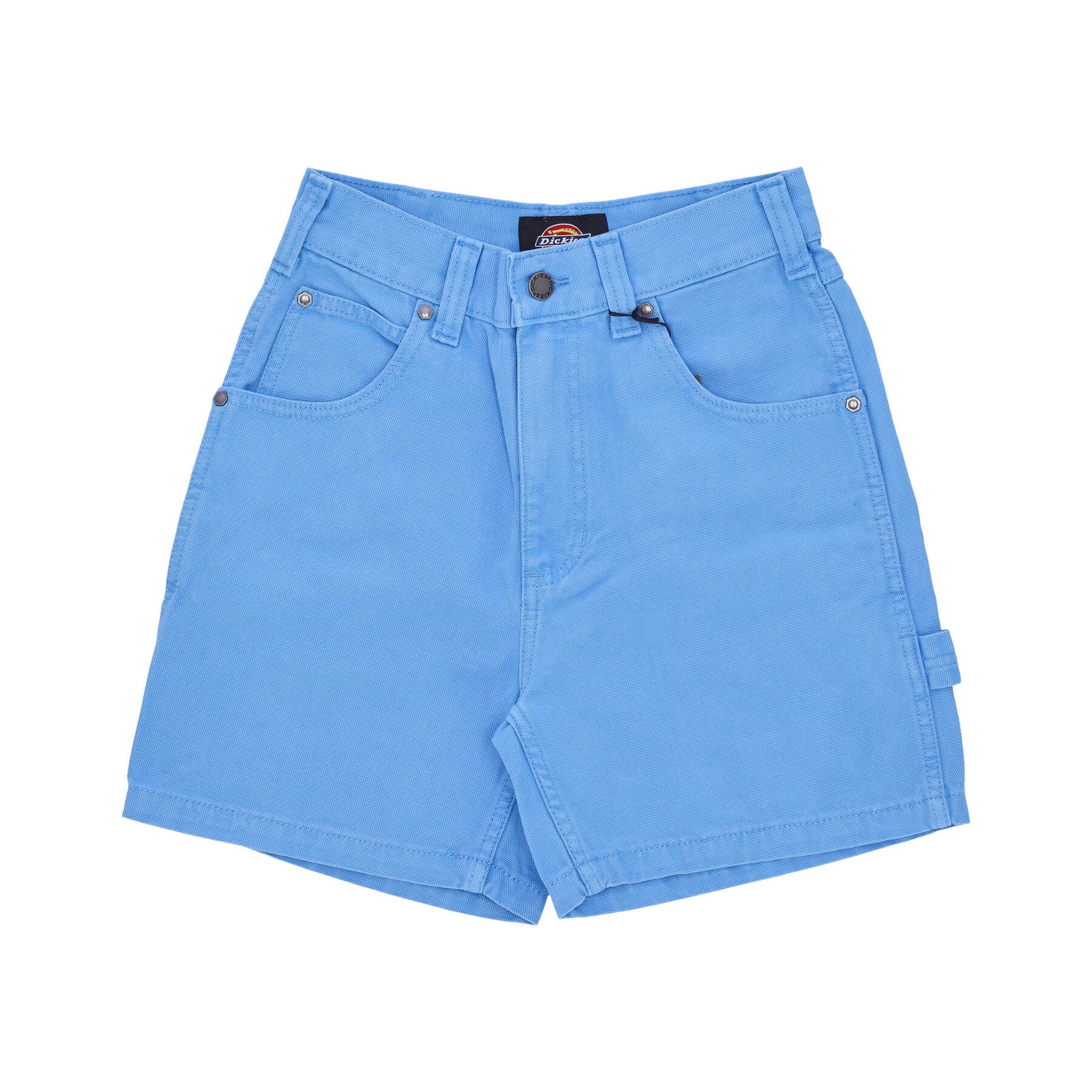Women's Duck Canvas Short Stone Washed Azure Short Trousers