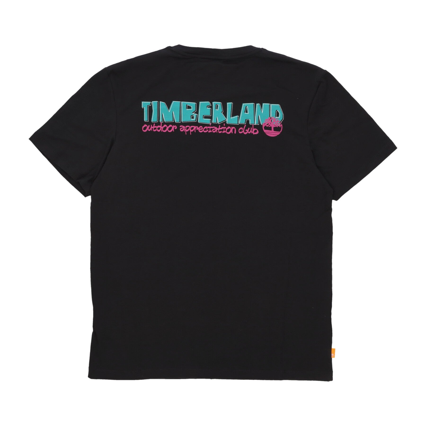 Timberland, Maglietta Uomo Back Graphic Tee, Black