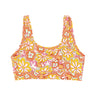 Vans, Top Donna Flying V Print Bra, Sun Baked