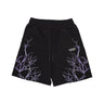 Phobia, Pantalone Corto Tuta Uomo Lightning Shorts, Black/purple