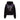 Phobia, Felpa Leggera Cappuccio Corta Donna Lightning Crop Hoodie, Black/purple/grey/fuchsia