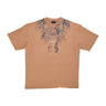 Phobia, Maglietta Uomo Lightning Print Tee, Terracotta/grey