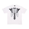 Phobia, Maglietta Uomo Skeleton Print Tee, Off White/black