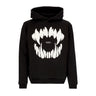 Phobia, Felpa Leggera Cappuccio Uomo Mouth Print Hoodie, Black/white