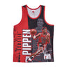 Mitchell & Ness, Canotta Tipo Basket Uomo Nba Burst Mesh Tank No 33 Scottie Pippen Chibul, Original Team Colors