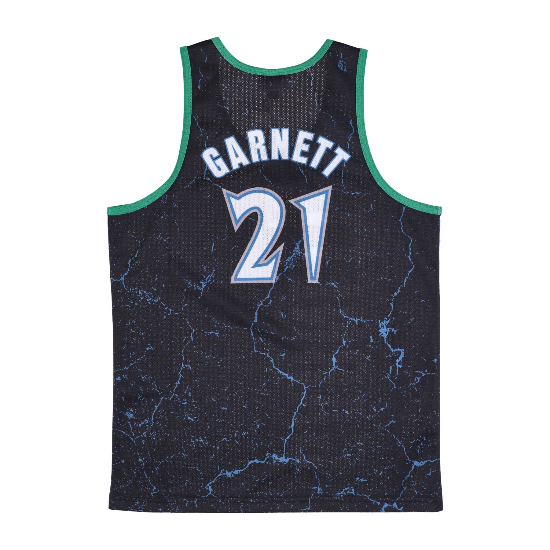 Mitchell & Ness, Canotta Tipo Basket Uomo Nba Burst Mesh Tank No 21 Kevin Garnett Mintim, 