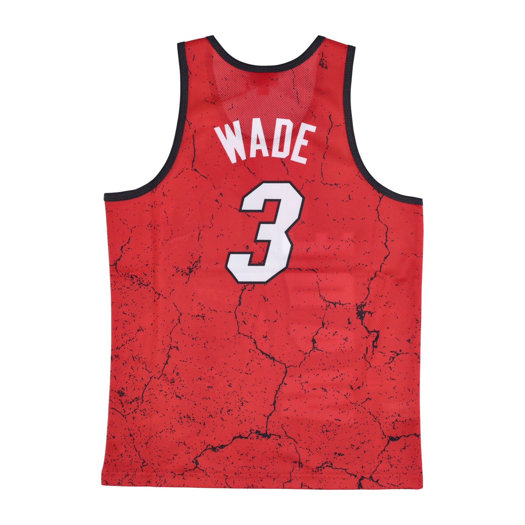 Mitchell & Ness, Canotta Tipo Basket Uomo Nba Burst Mesh Tank No 3 Dwyane Wade Miahea, 