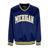Mitchell & Ness, Casacca Uomo Ncaa Sideline Pullover Satin Jacket Micwol, Navy