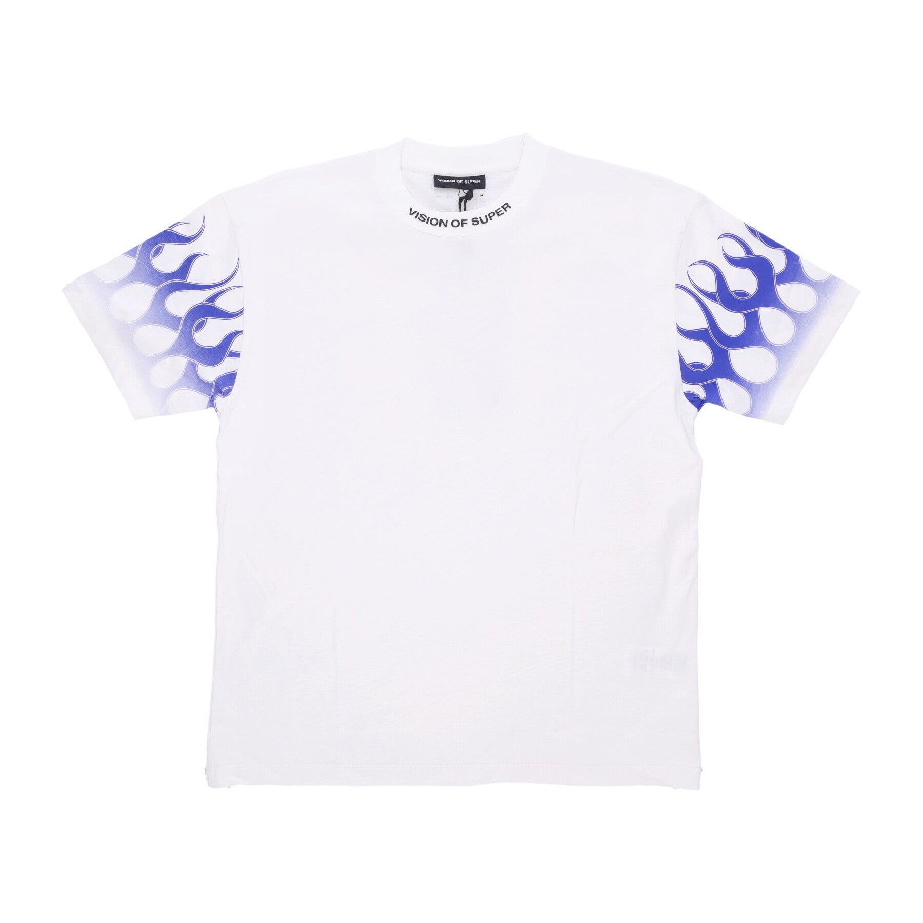 Camiseta de Hombre TEE Flames Off White/Blue
