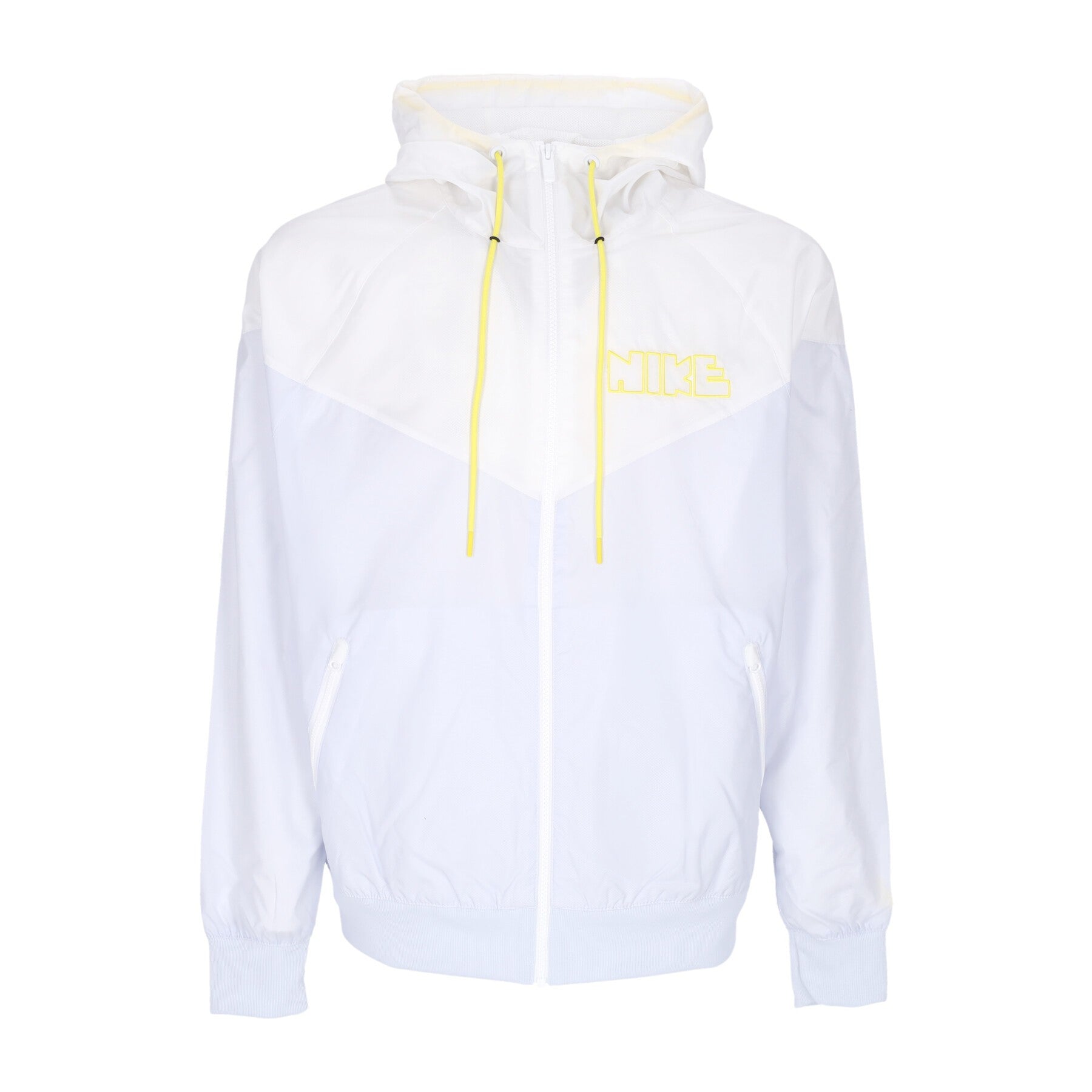 Nike, Giacca A Vento Uomo Windrunner Woven Lined Jacket, Football Grey/white/white/opti Yellow