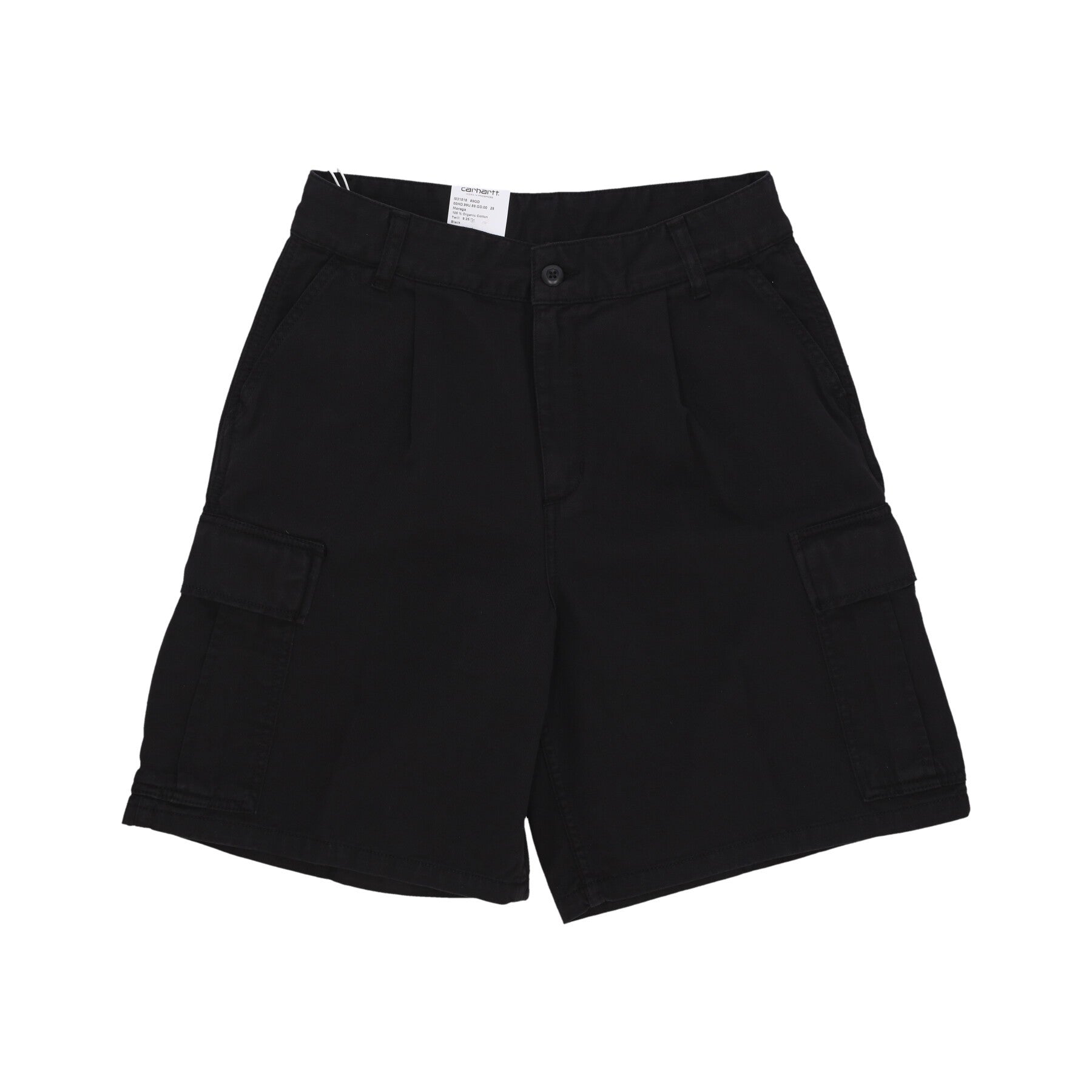 Pantalone Corto Uomo Cole Cargo Short Black Garment Dyed