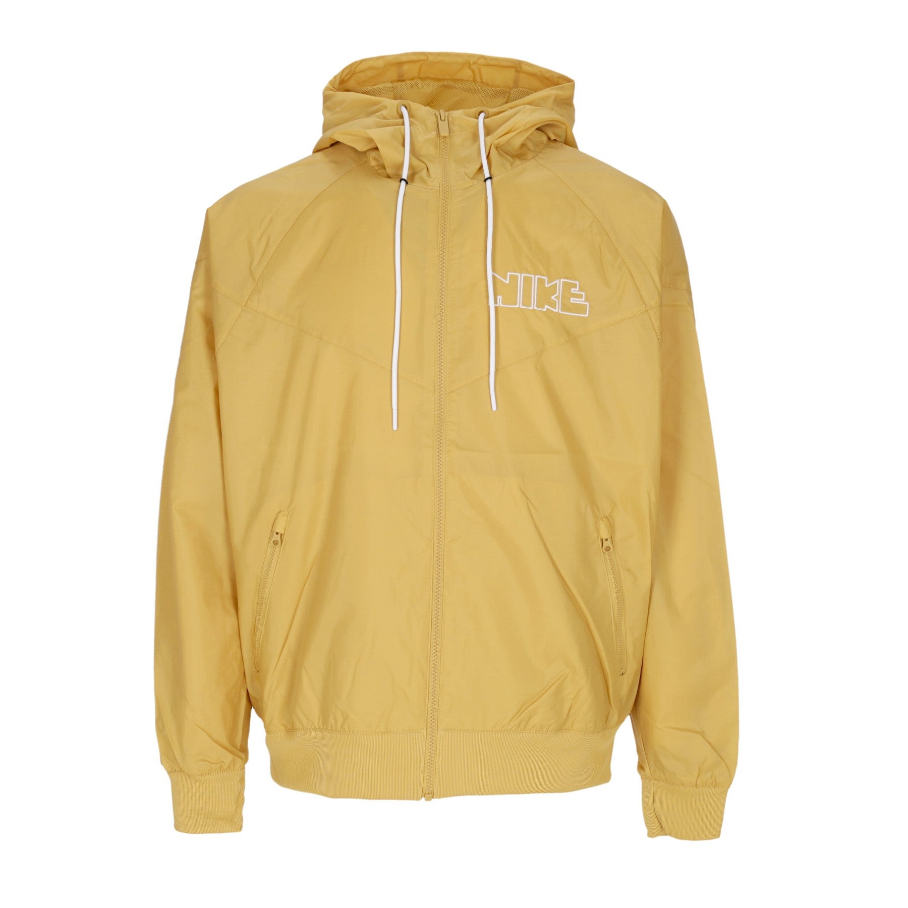 Nike, Giacca A Vento Uomo Windrunner Woven Lined Jacket, Wheat Gold/wheat Gold/wheat Gold/white