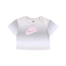 Nike, Maglietta Bambina Icon Gradient Futura Boxy Tee, Smoke Grey