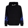 Vision Of Super, Felpa Leggera Cappuccio Uomo Flames Hoodie, Black/blue