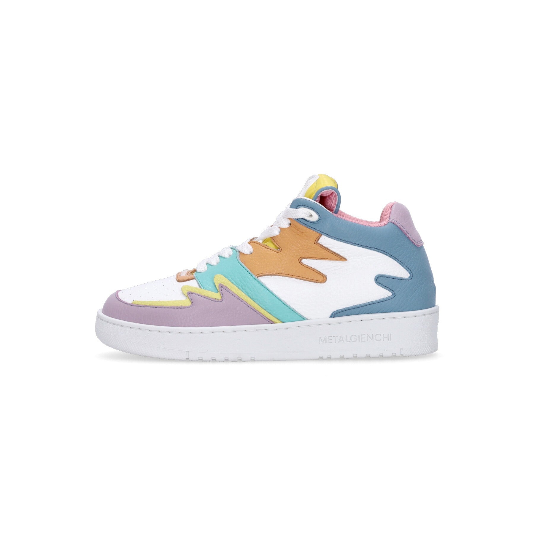 Metal Gienchi, Scarpa Alta Uomo Neon Mid, Pastel