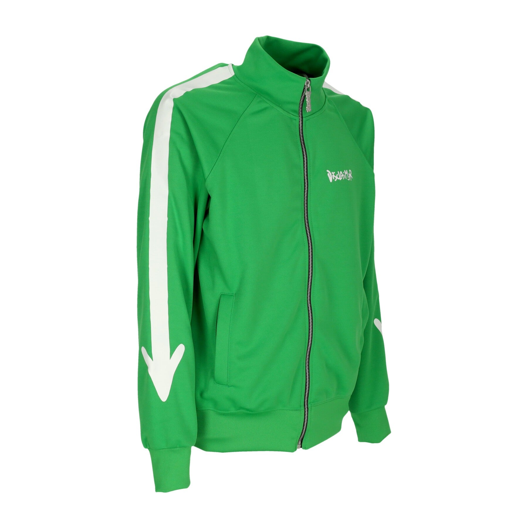 Men's Tracksuit Jacket Essentials Logo Full Zip Sweatshirt Green