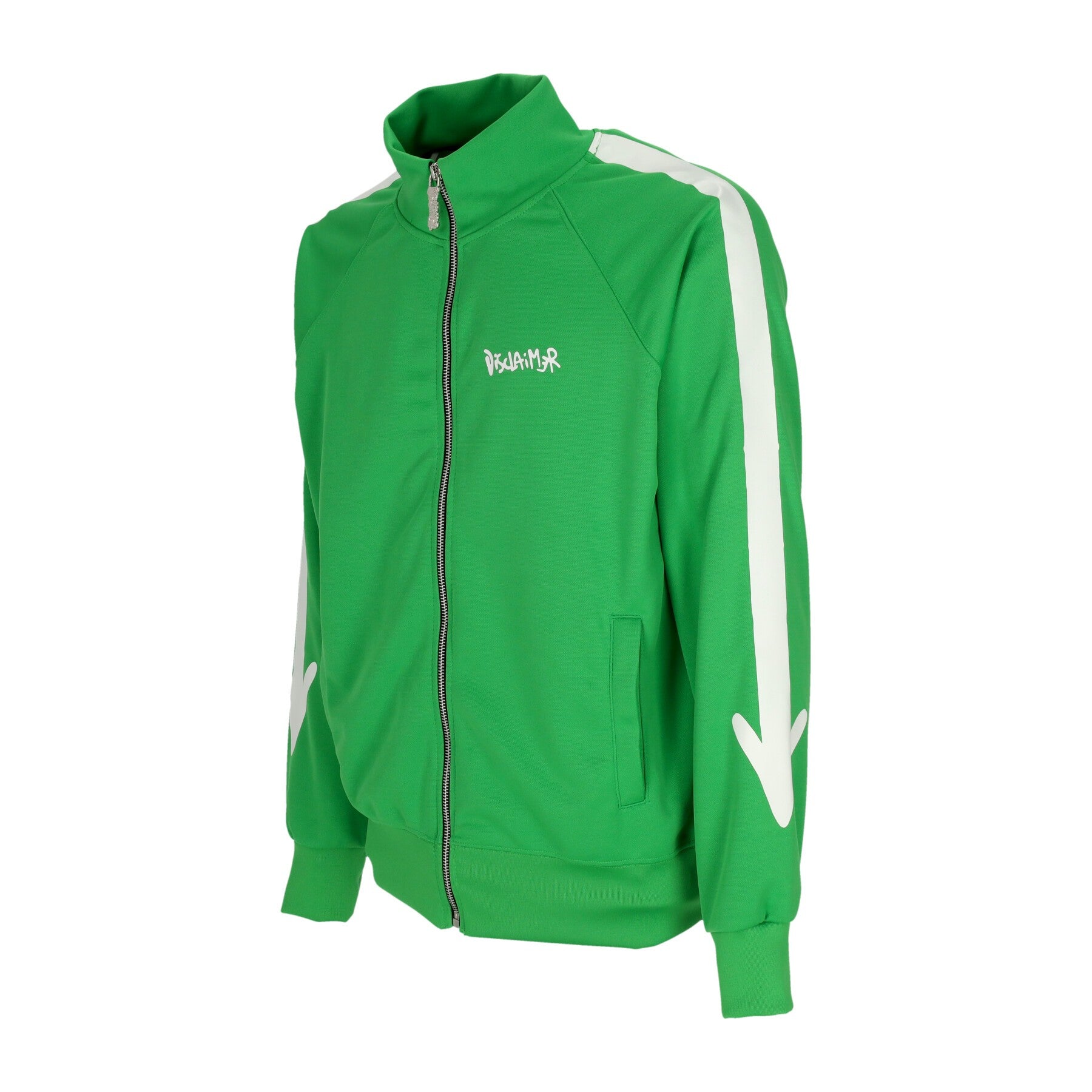 Men's Tracksuit Jacket Essentials Logo Full Zip Sweatshirt Green
