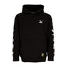 Puma, Felpa Leggera Cappuccio Uomo Graphic Hoodie X Staple, Black