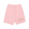 Nike, Pantalone Tuta Leggero Uomo Club+ Ft Mcf Short, Pink Bloom