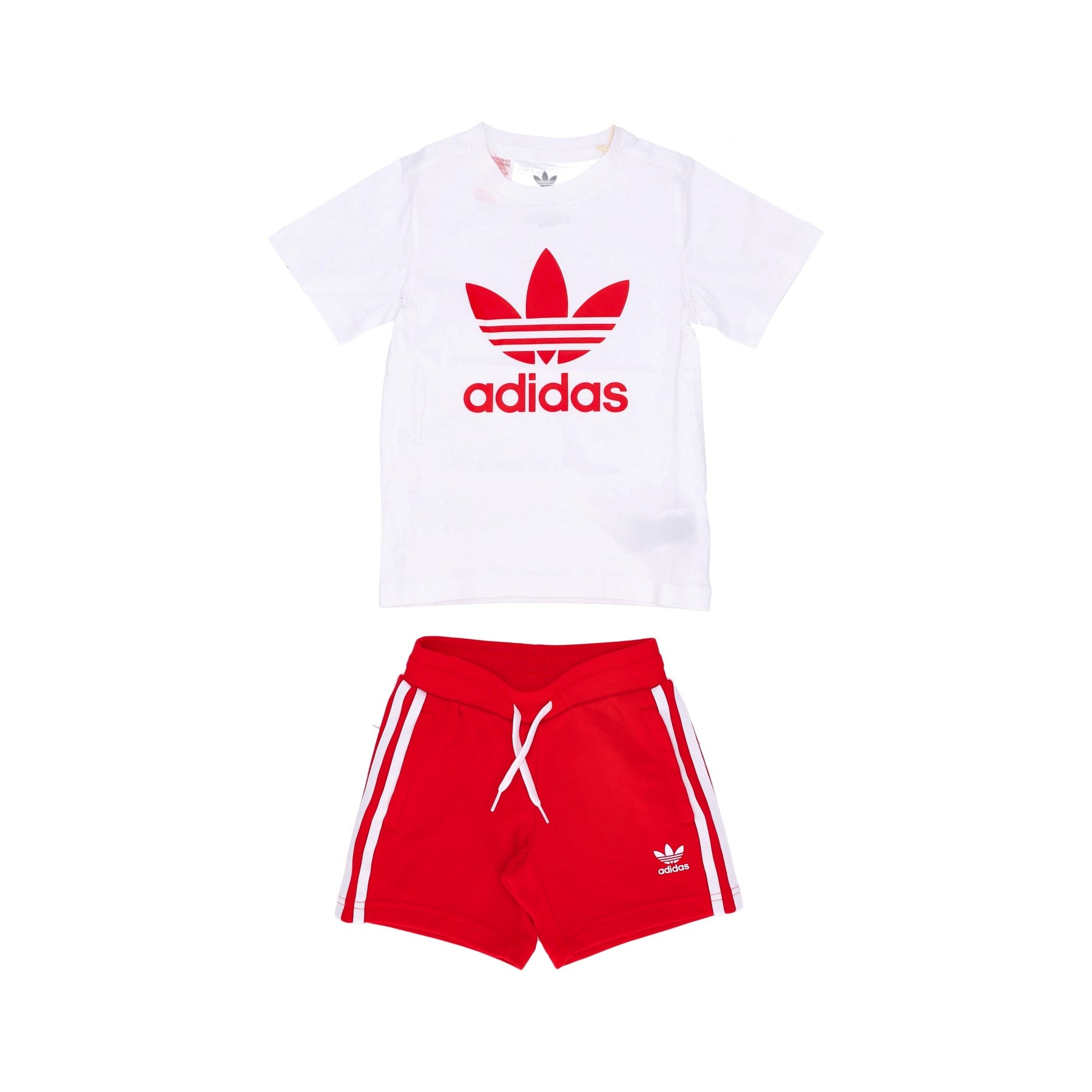 Adidas, Set T-shirt+short Bambino Short Tee Set, Better Scarlet