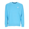 Nike, Felpa Leggera Girocollo Uomo Sportswear Club, Baltic Blue/white