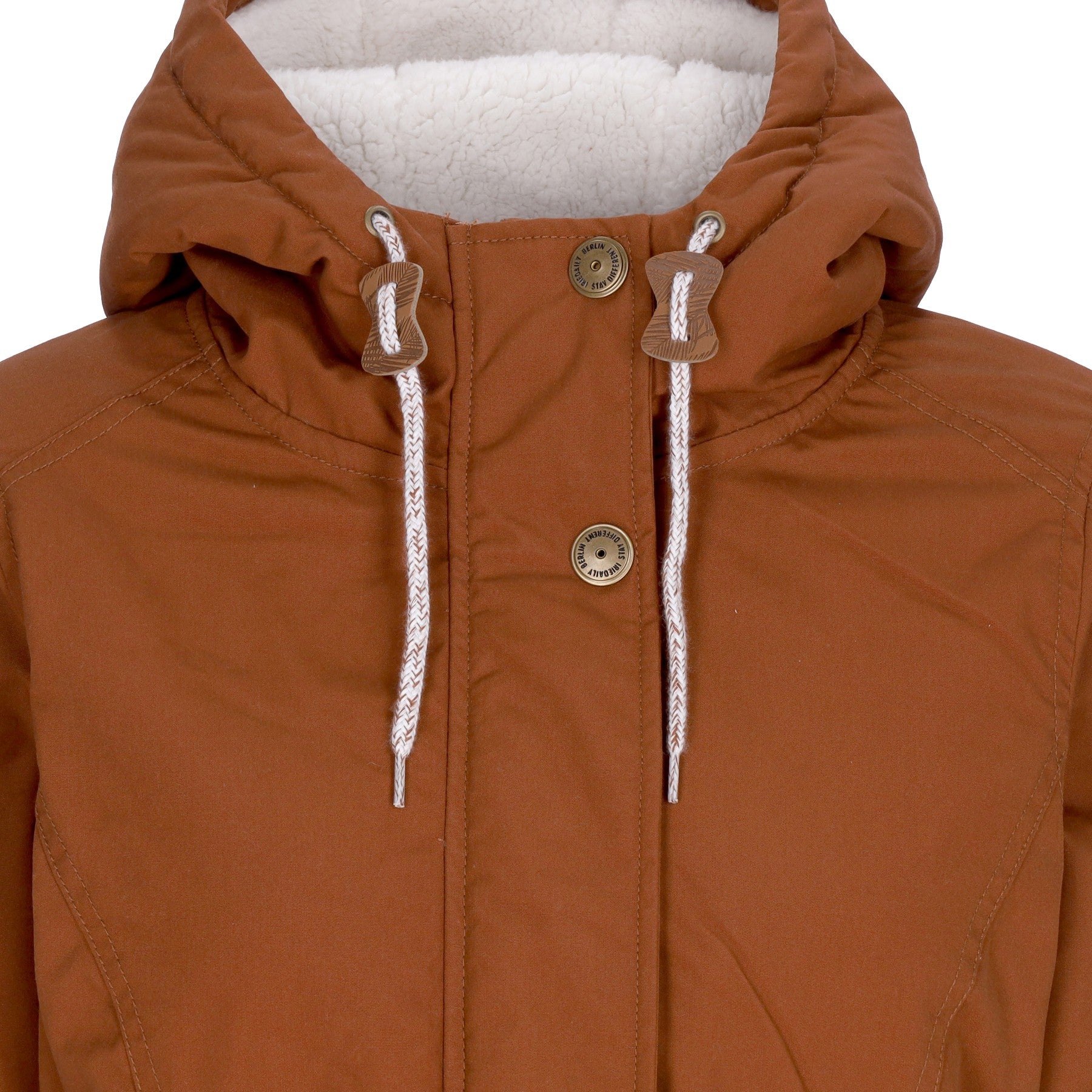 Giaccone Lungo Donna Holina Coat Teak