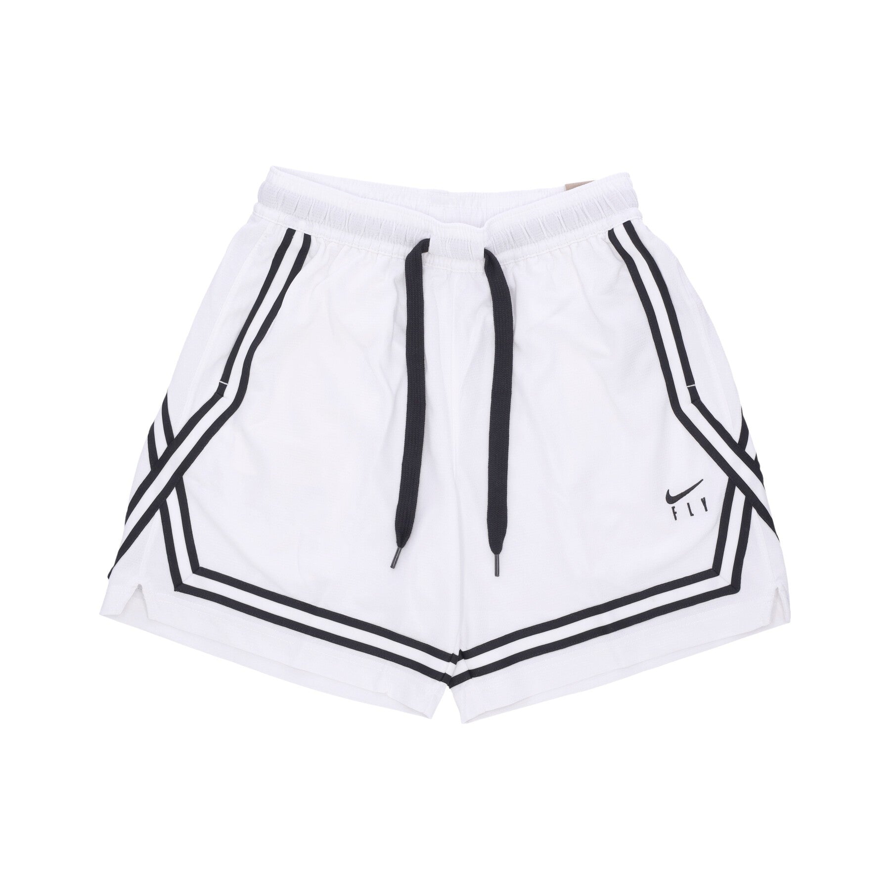 Women's Basketball Shorts Fly Crossover Basketball Short White/black