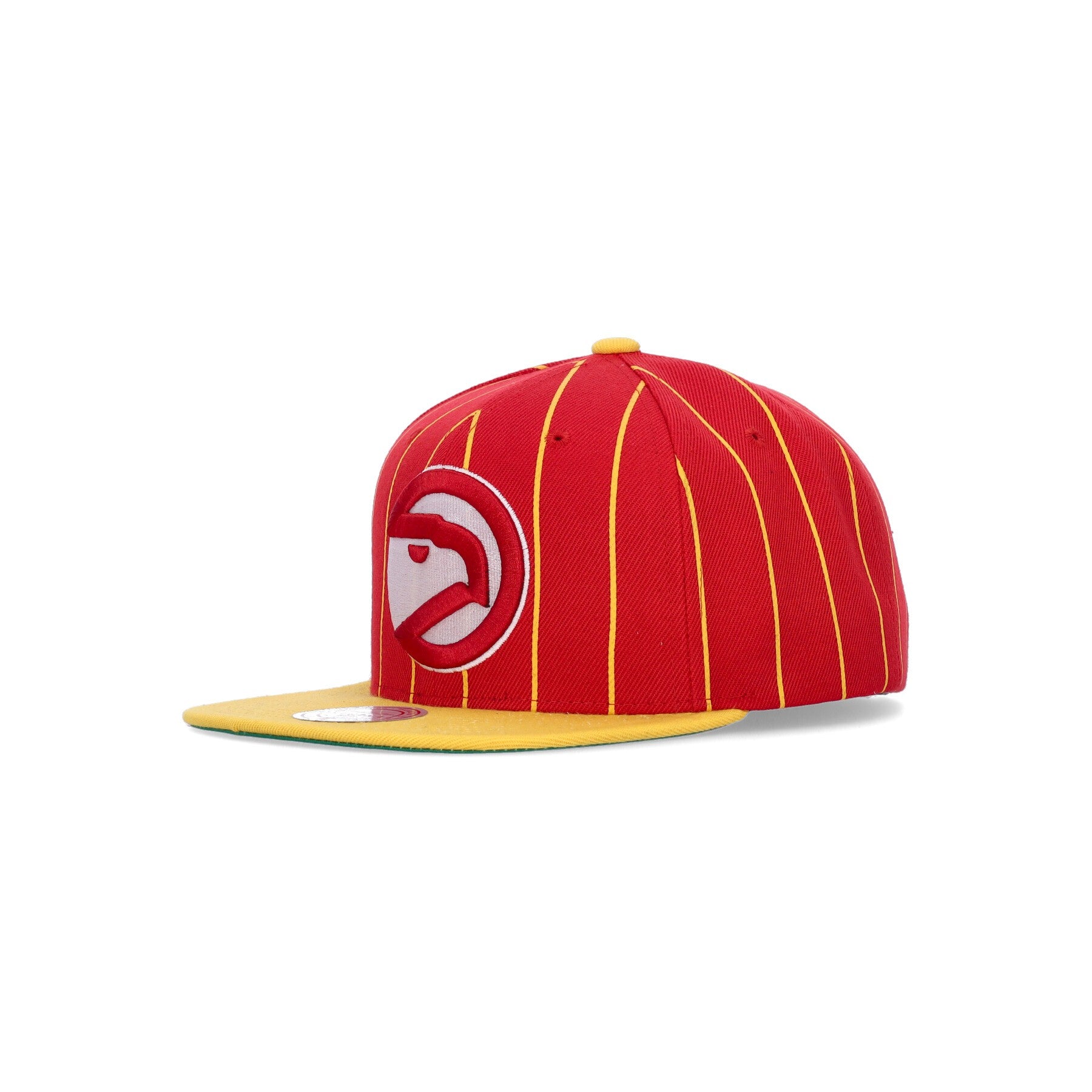 Mitchell & Ness, Cappellino Visiera Piatta Uomo Nba Team Pin Snapback Hwc Atlhaw, Original Team Colors