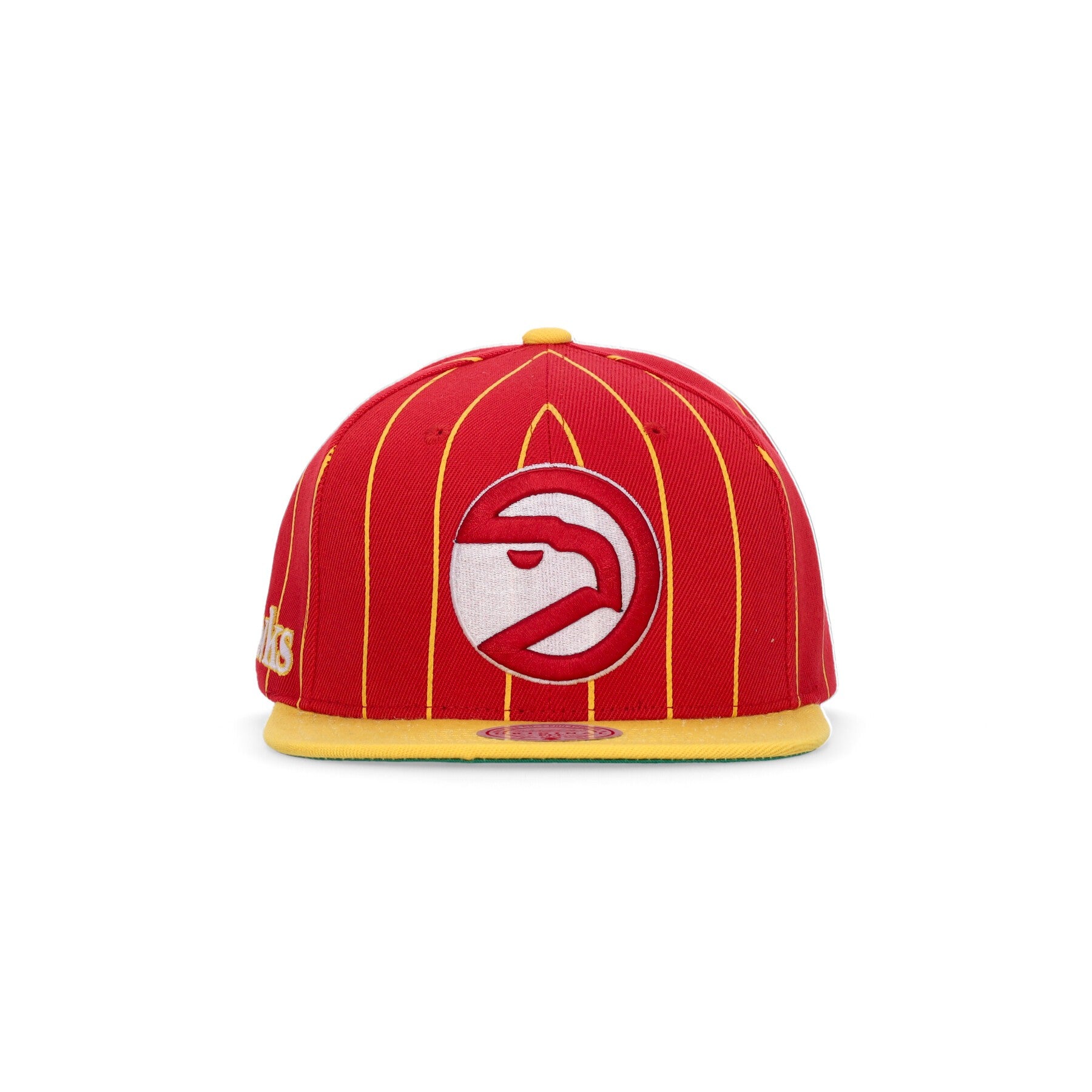 Mitchell & Ness, Cappellino Visiera Piatta Uomo Nba Team Pin Snapback Hwc Atlhaw, 