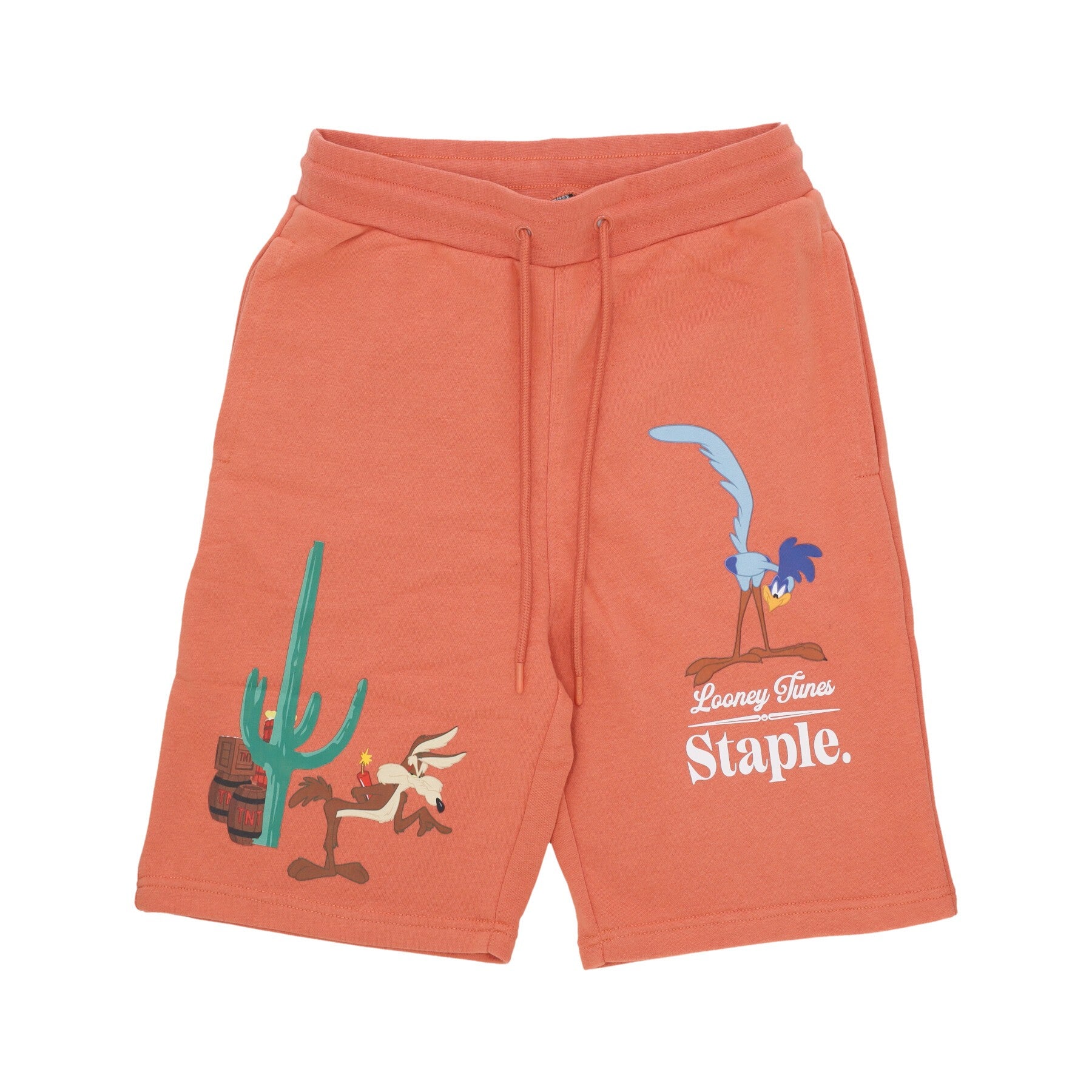 Staple, Pantalone Corto Tuta Uomo Acme Corp Sweatshort, Terra Cotta