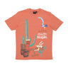 Staple, Maglietta Uomo Acme Corp Tee, Peach