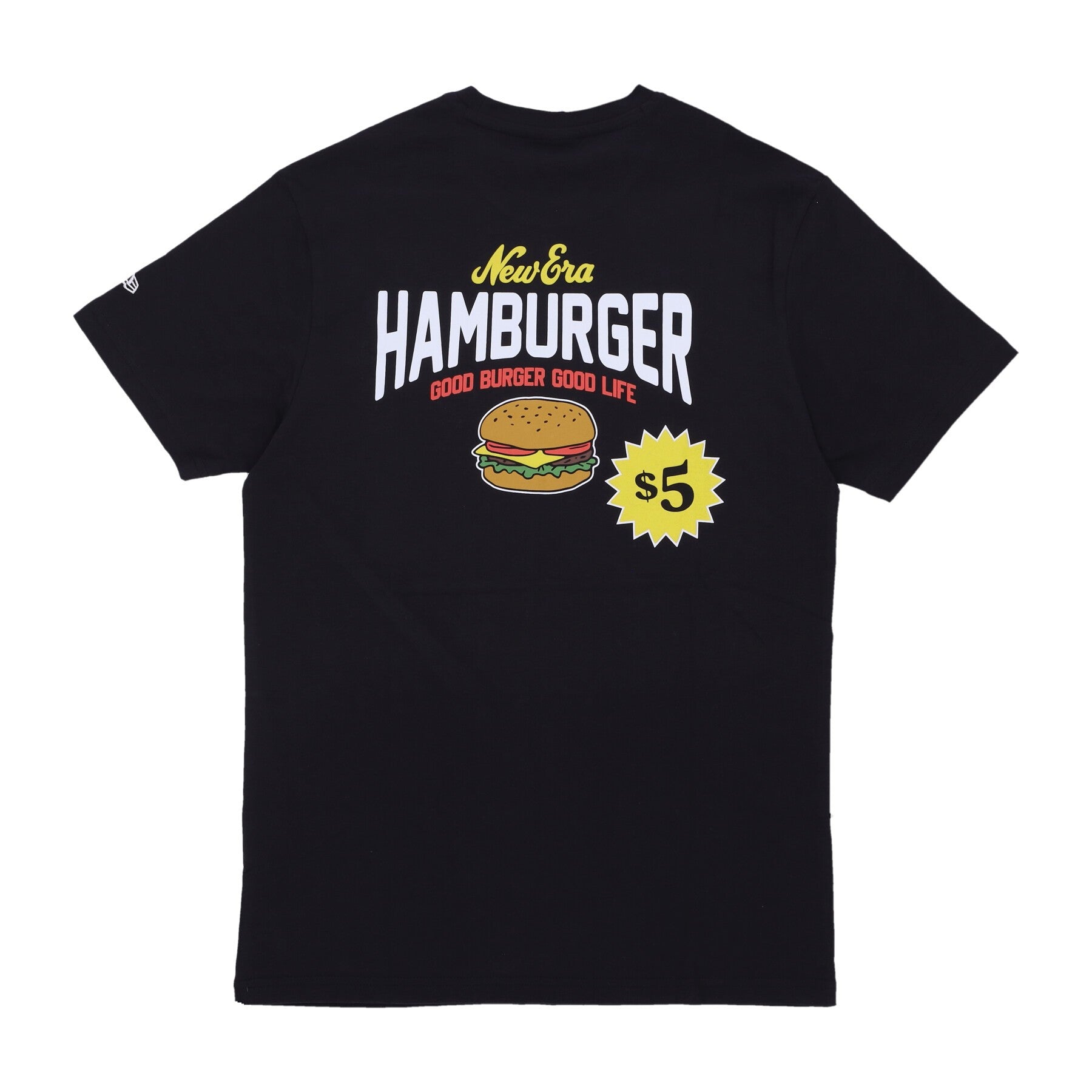 New Era, Maglietta Uomo Ne Food Graphic Tee, Black/stone