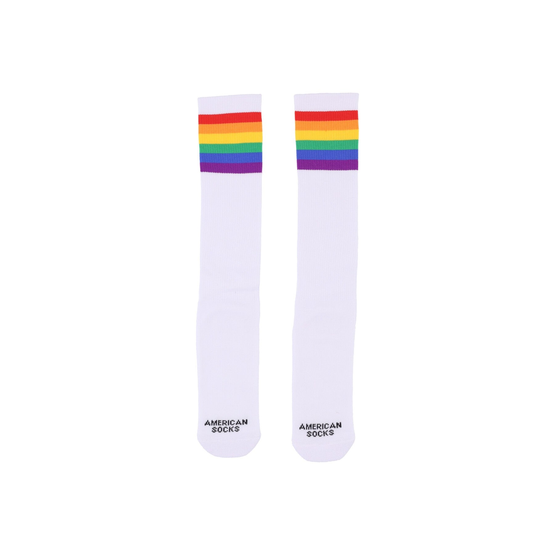 American Socks Kniestrümpfe für Herren, hohe Socken, Rainbow Pride