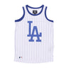 47 Brand, Canotta Tipo Basket Uomo Mlb Pinstriped Grafton Jersey Losdod, 