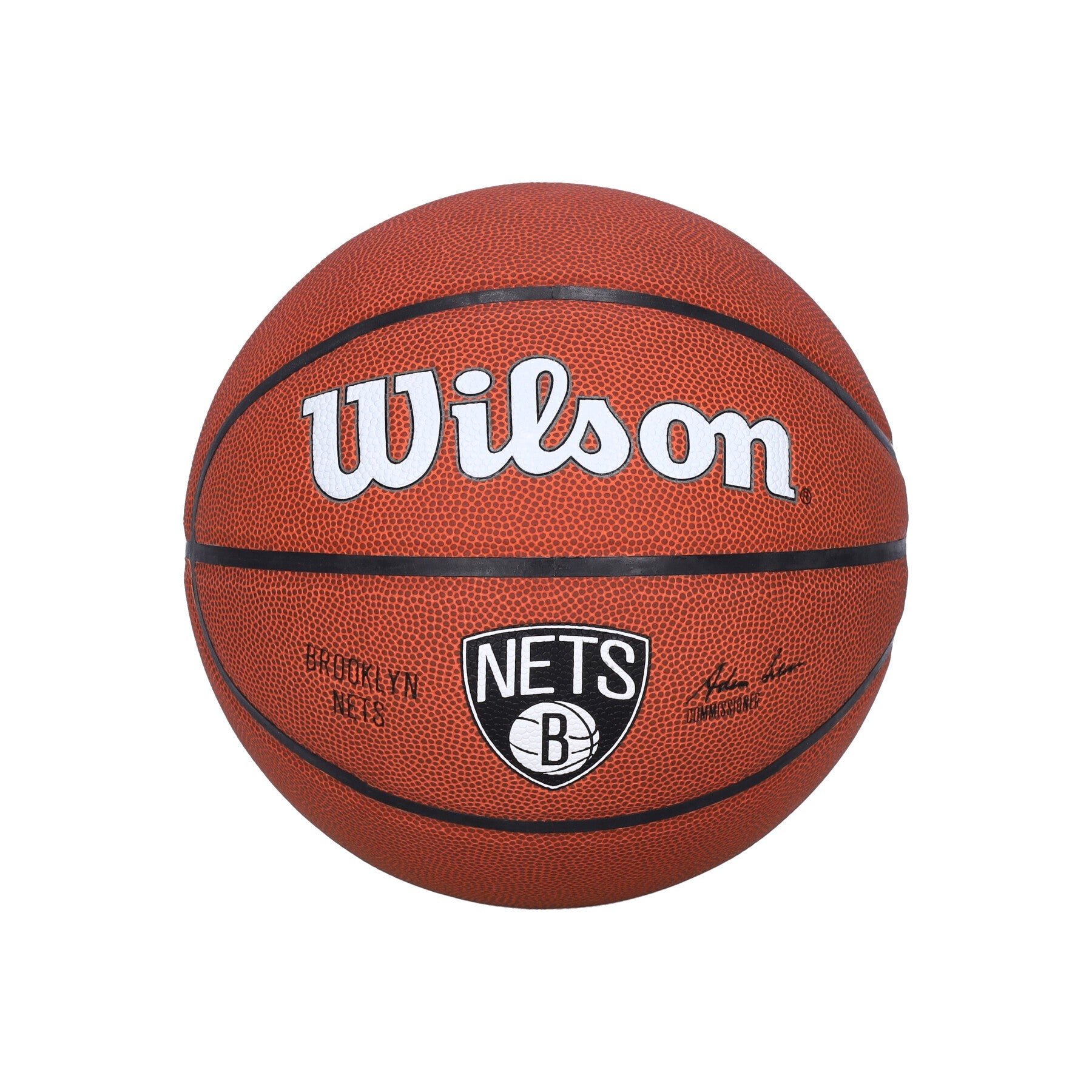 Wilson Team, Pallone Uomo Nba Team Alliance Basketball Size 7 Bronet, Brown/original Team Colors