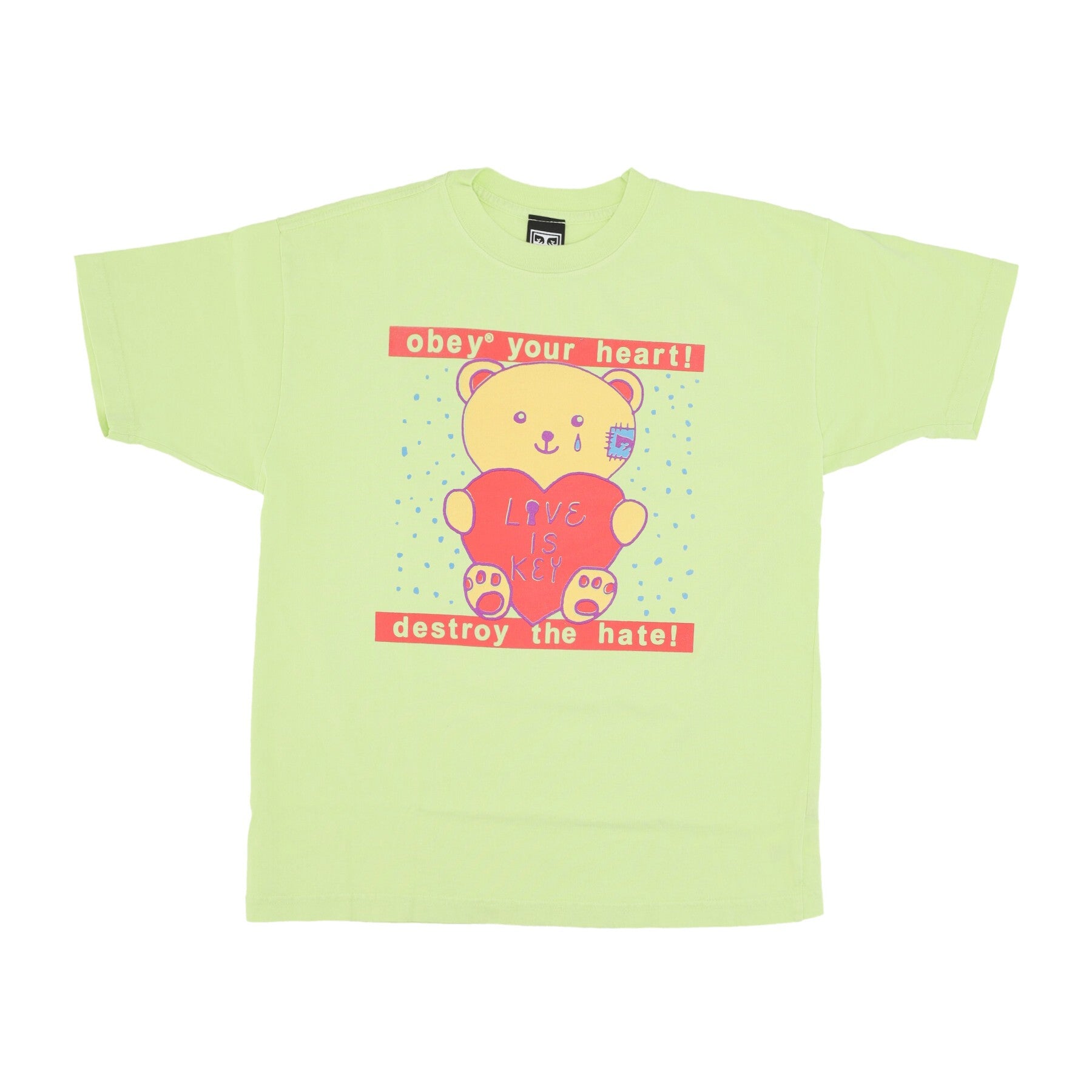 Obey, Maglietta Donna Your Heart Heavyweight Tee, 