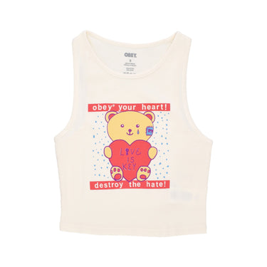 Top Donna Your Heart Rib Megan Tanks Unbleached