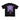 Men's Skeleton Print Tee T-Shirt Black/purple