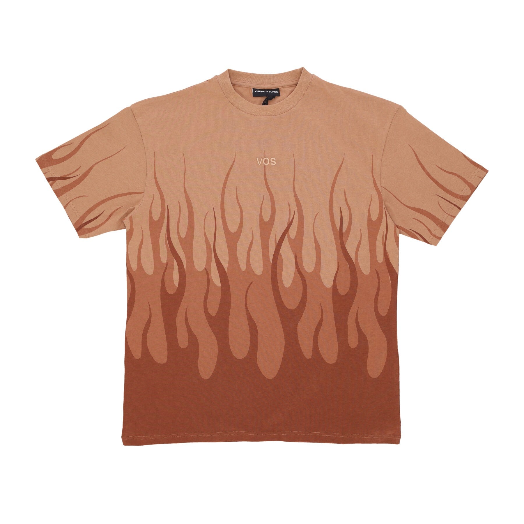 Vision Of Super, Maglietta Uomo Double Flame Tee, 