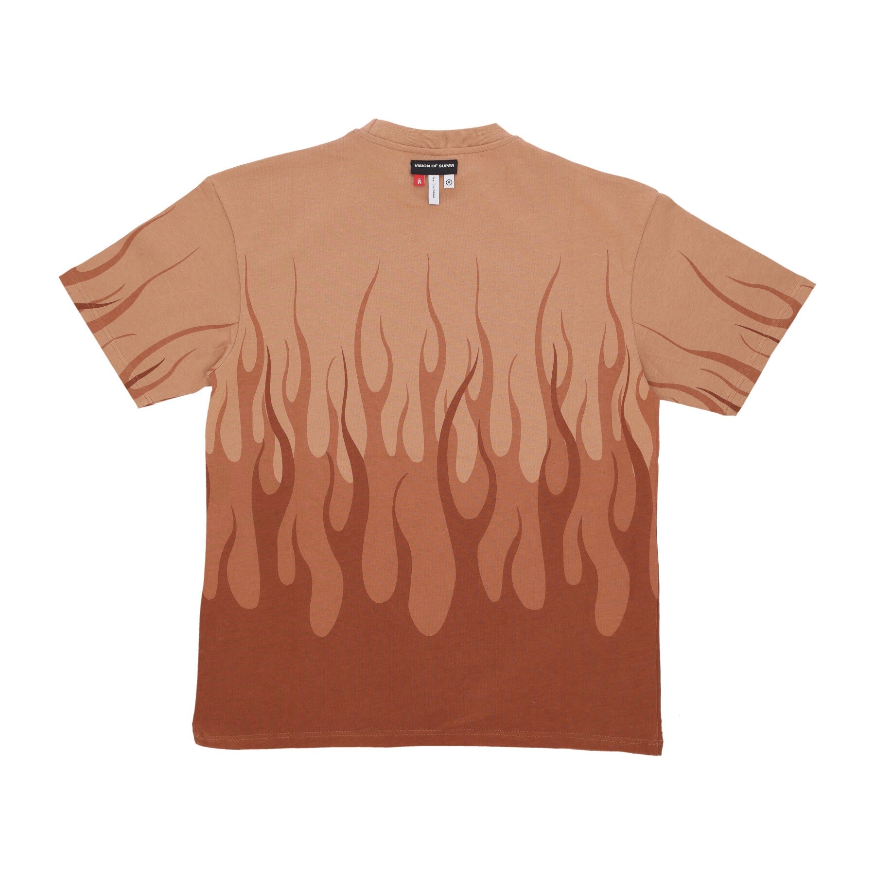 Vision Of Super, Maglietta Uomo Double Flame Tee, 