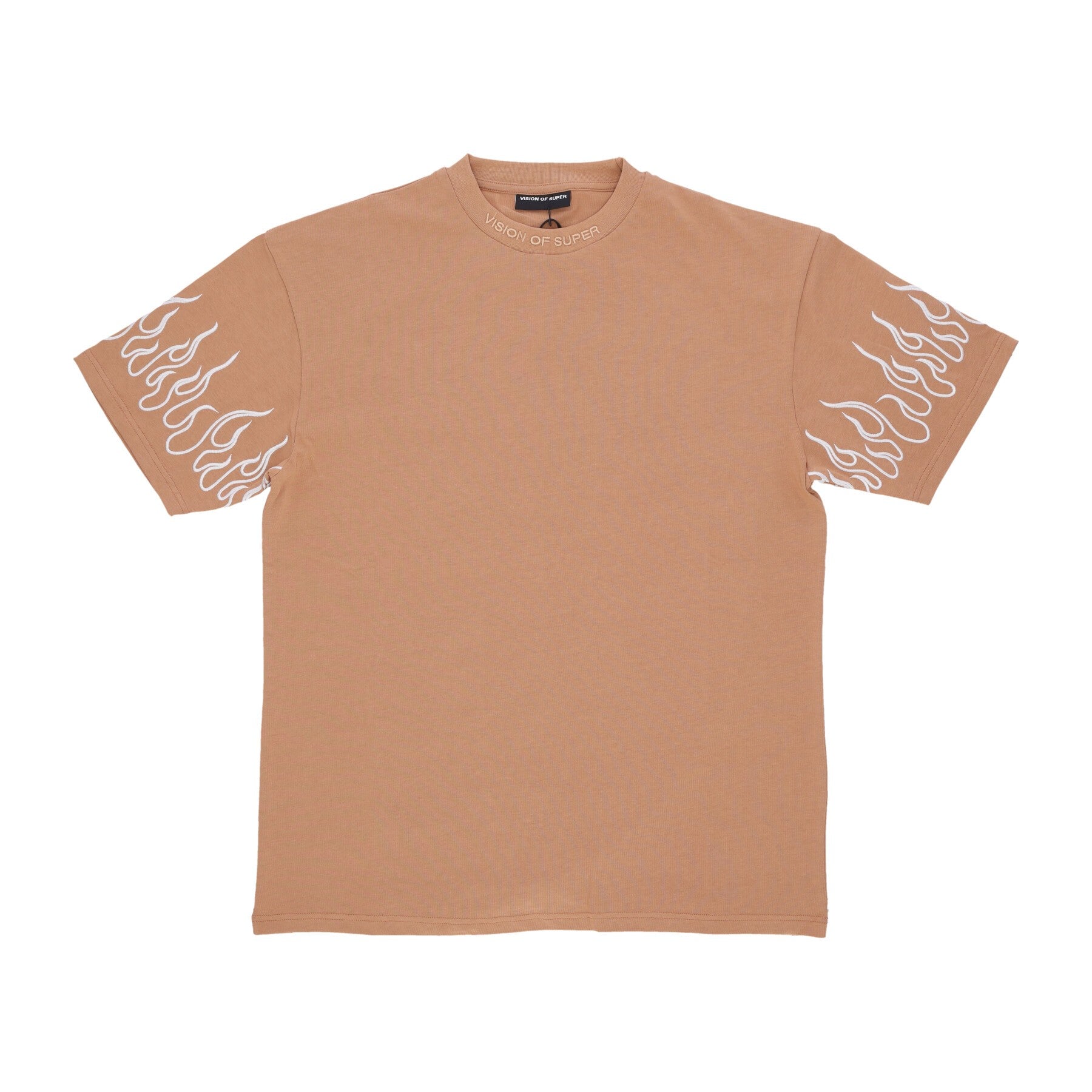 Vision Of Super, Maglietta Uomo Embroidery Flame Tee, 