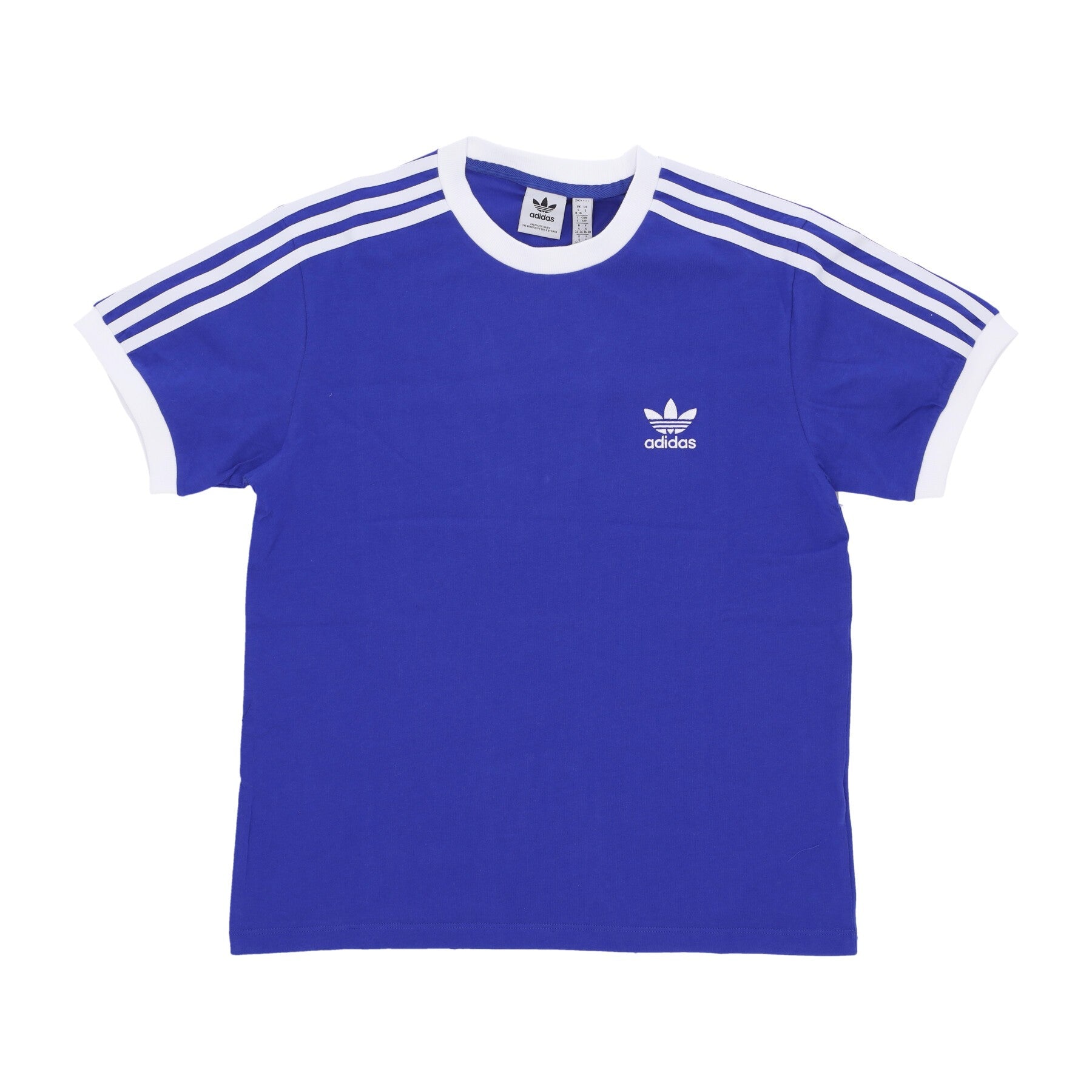 Adidas, Maglietta Donna 3-stripes Tee, Semi Lucid Blue