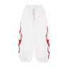 Vision Of Super, Pantalone Tuta Leggero Donna Flames Pants, Off White/red